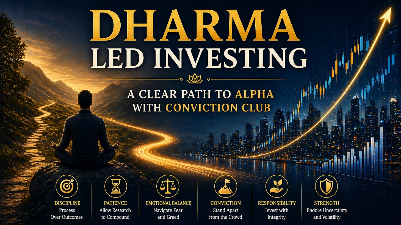 Dharma Led Investing: A Clear Path to Alpha with Conviction Club