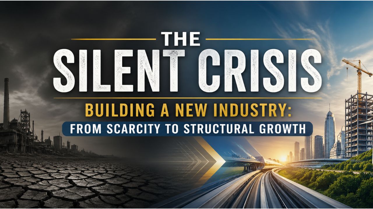 THE SILENT CRISIS BUILDING A NEW INDUSTRY: FROM SCARCITY TO STRUCTURAL GROWTH