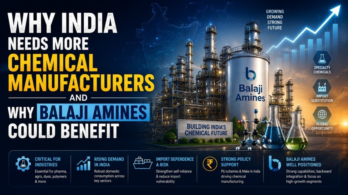 Why India Needs More Chemical Manufacturers and Why Balaji Amines Could Benefit