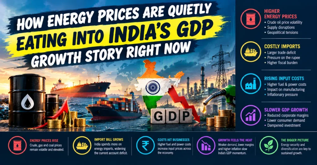 How Energy Prices Are Quietly Eating Into India's GDP Growth Story Right Now